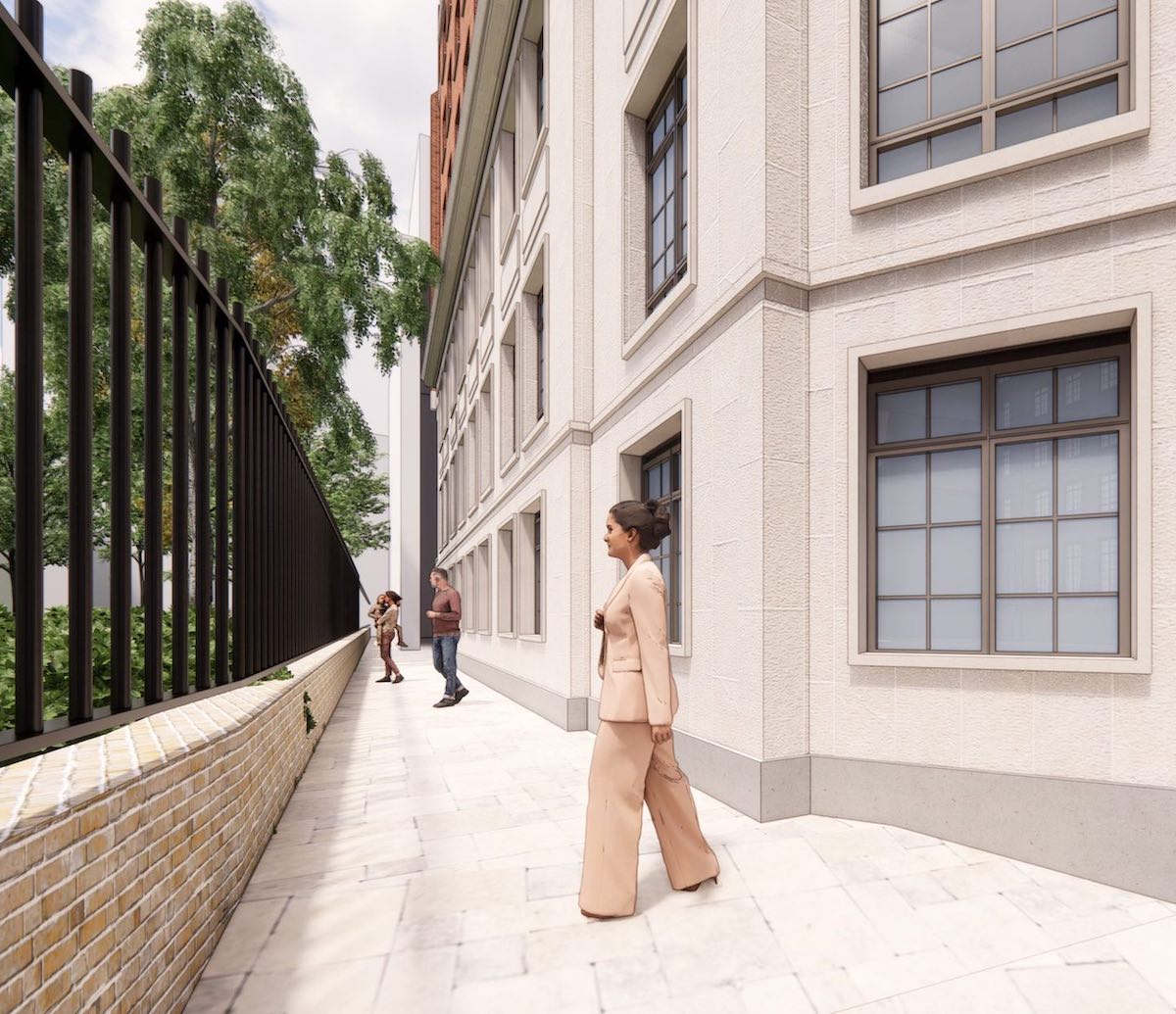 Proposed ground floor on St Dunstan’s Alley